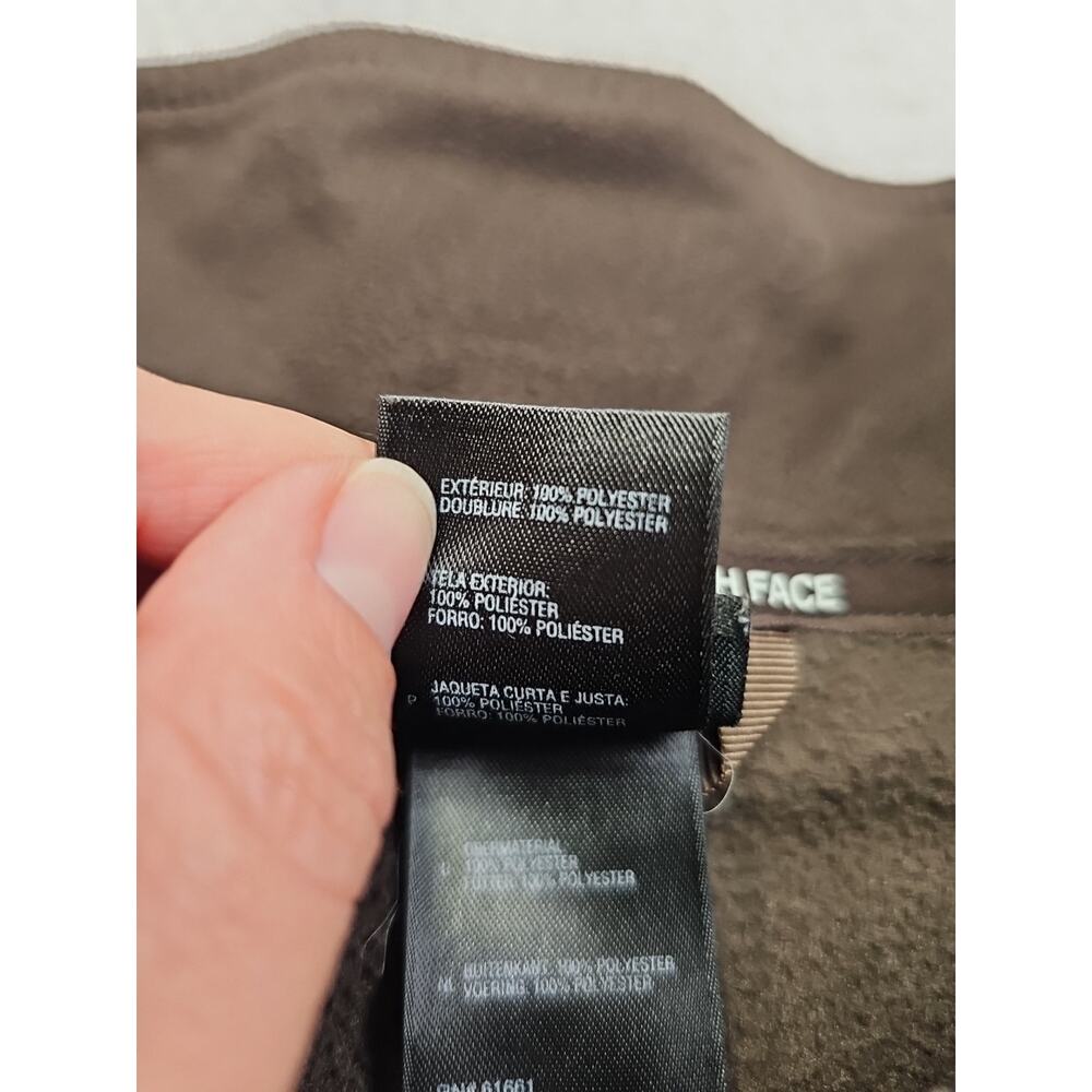 The Northface Jacket Womens Small Brown Fleece Full Zip - Picture 6 of 8